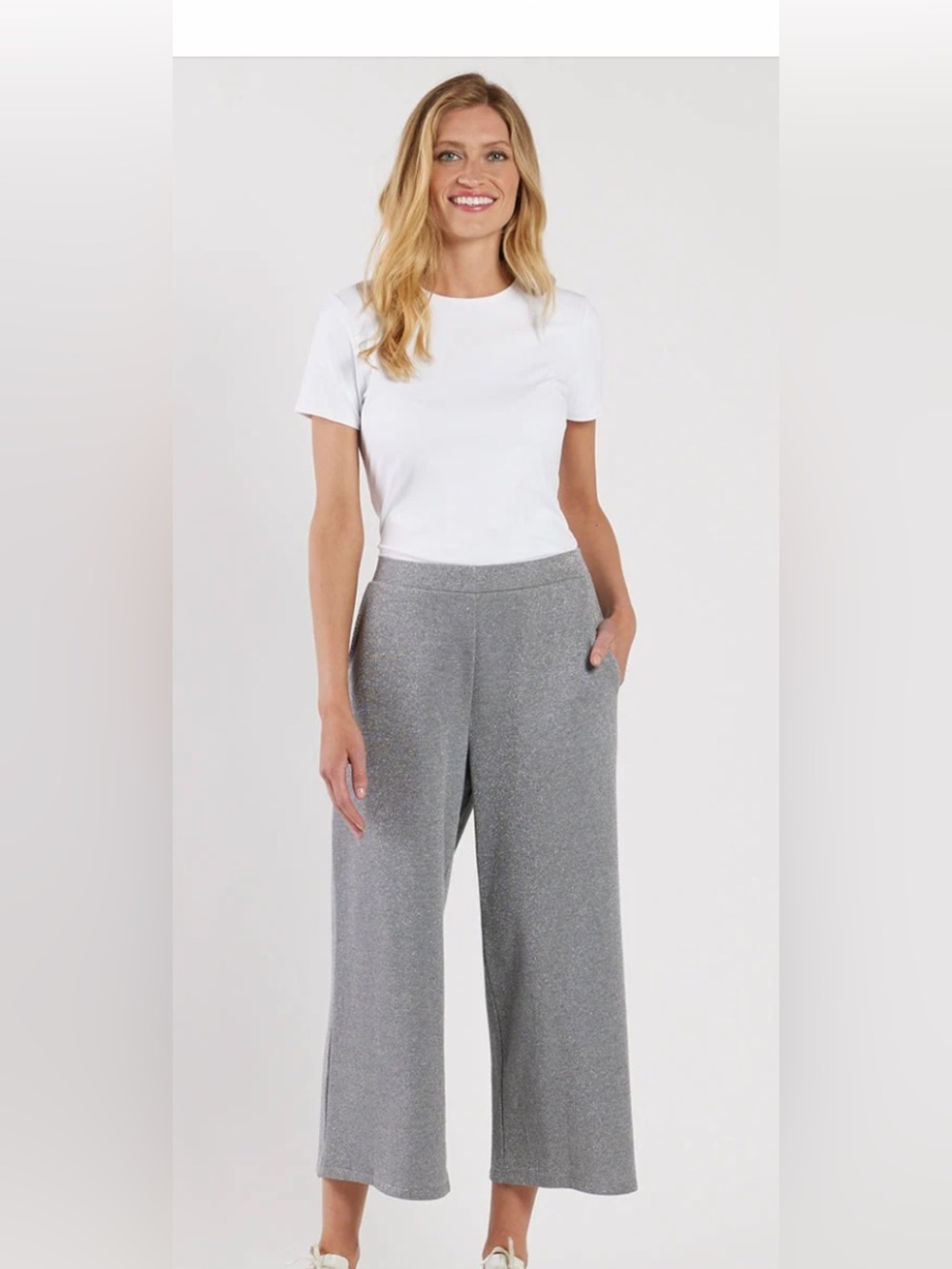 Jude Connally Starlite Grey Lolly Wide Leg Pant